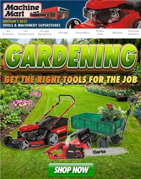 Machine Mart catalogue in Bolton | Gardening | 2025-05-16T00:00:00.000Z - 2025-05-31T00:00:00.000Z