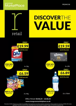 Musgrave MarketPlace catalogue in Belfast | RETAIL DEALS | 2025-06-02T00:00:00.000Z - 2025-06-22T00:00:00.000Z