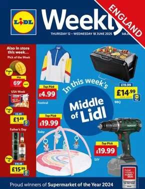 Lidl catalogue in Rhyl | Top deals and discounts | 2025-06-12T00:00:00.000Z - 2025-06-18T00:00:00.000Z