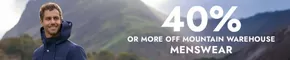 Mountain Warehouse catalogue | 40% Or More Off Mountain Werehouse Menswear | 2025-06-05T00:00:00.000Z - 2025-06-17T00:00:00.000Z