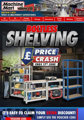 Machine Mart catalogue in Cardiff | Shelving | 2025-06-09T00:00:00.000Z - 2025-06-17T00:00:00.000Z