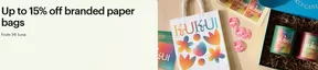 Vistaprint catalogue | Up To 15% Off Branded Paper Bags | 2025-06-17T00:00:00.000Z - 2025-06-29T00:00:00.000Z