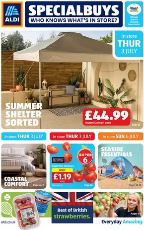 Aldi catalogue in Sherborne | Aldi weekly offers | 2025-07-03T00:00:00.000Z - 2025-07-06T00:00:00.000Z
