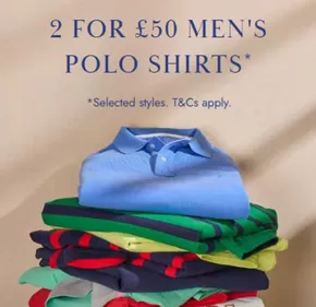 Joules catalogue in Brighton | 2 For £50 Men's Polo Shirts  | 2025-07-02T00:00:00.000Z - 2025-07-23T00:00:00.000Z