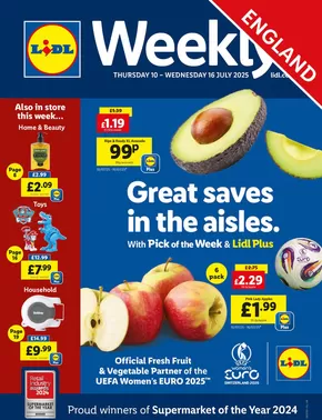 Lidl catalogue in Tamworth | Discounts and promotions | 2025-07-10T00:00:00.000Z - 2025-07-16T00:00:00.000Z