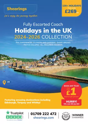 Shearings catalogue | Holidays In The UK 2024-2026 Collection | 2024-06-27T00:00:00.000Z - 2026-01-31T00:00:00.000Z