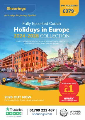 Shearings catalogue | Holidays In Europe 2024-2026 Collection | 2024-06-27T00:00:00.000Z - 2026-12-31T00:00:00.000Z