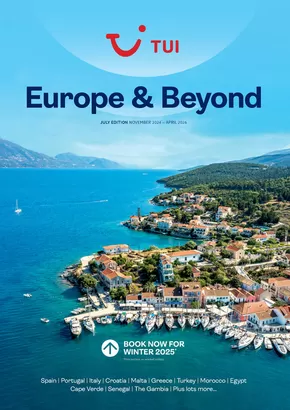 Tui catalogue | Europe & Beyond Nov 2024 – Apr 2026 | 2024-11-01T00:00:00.000Z - 2026-04-30T00:00:00.000Z