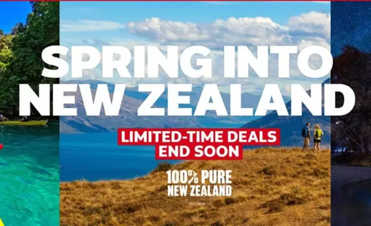 Flight Centre catalogue in South Oxhey | Spirng Into New Zealand | 2026-04-10T00:00:00.000Z - 2026-04-30T00:00:00.000Z