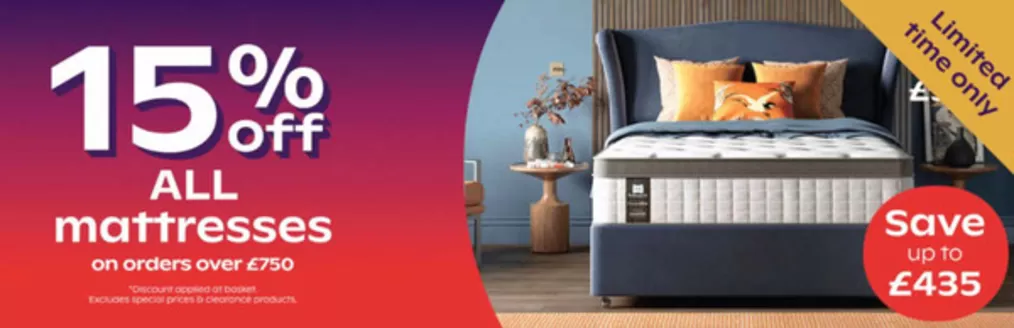 Bensons for Beds catalogue in Bebington | 15% Off All Mattresses | 2026-04-15T00:00:00.000Z - 2026-04-29T00:00:00.000Z