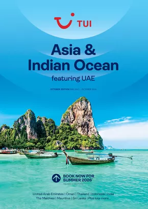 Tui catalogue in Birmingham | Asia & Indian Ocean May2025 - October 2026 | 2025-05-01T00:00:00.000Z - 2026-10-31T00:00:00.000Z