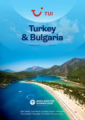 Tui catalogue in Birmingham | Turkey & Bulgaria May 2025-October 2026 | 2025-05-01T00:00:00.000Z - 2026-10-31T00:00:00.000Z