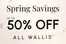 Wallis catalogue | Spring Savings Up To 50% Off All Wallis | 2026-04-15T00:00:00.000Z - 2026-04-25T00:00:00.000Z